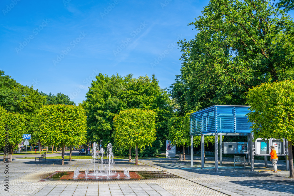 Kurallee, Bad Fuessing, Bayern, Deutschland Kurallee, Bad Fuessing, Bayern, Deutschland