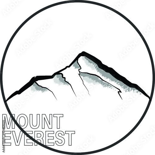 One of the highest mountains in the world, above 8000m