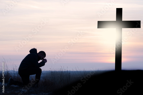 Prayer Fotobehang