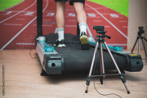 study of the footprint in an orthopedics.