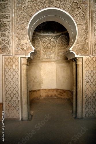 Fotografering Picture of an archway in marrakech