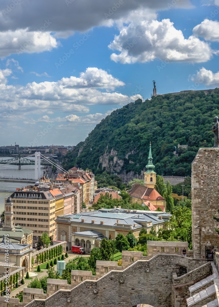Fototapeta premium Buda Castle Palace in Budapest, Hungary