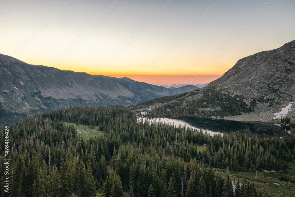Diamond Lake in the Indian Peaks Wilderness, Colorado