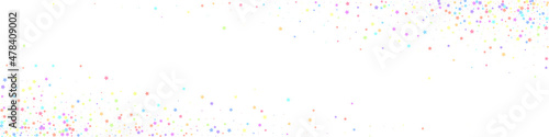 Festive actual confetti. Celebration stars. Colorf