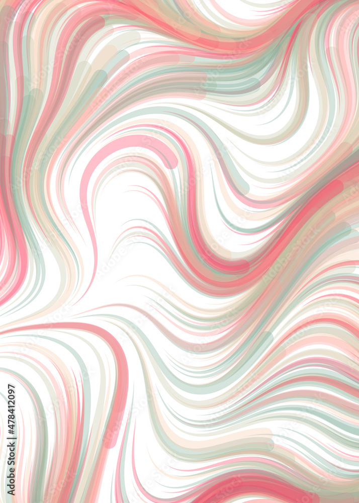 Fototapeta premium Abstract Perlin Noise Geometric Pattern generative computational art illustration