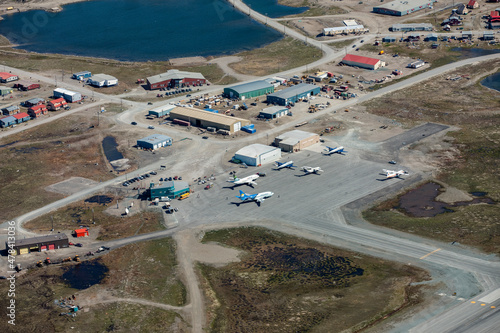 Arctic Village of Rankin Inlet Nunavut Canada © Overflightstock