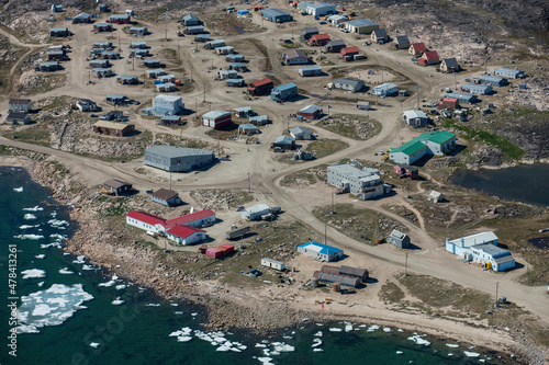 Arctic Village of Chesterfield Inlet Nunavut Canada photo