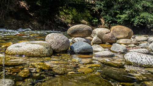 stones in the river