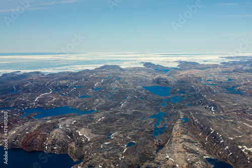Meta Incognita Peninsula Baffin Island Nunavut. © Overflightstock