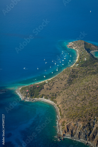 Salt Island. British Virgin Islands Caribbean © Overflightstock