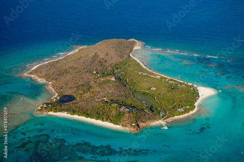 Virgin Gorda and Necker Island. British Virgin Islands Caribbean