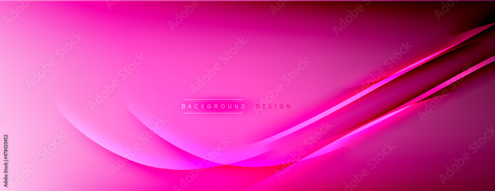 Abstract background - lines composition created with lights and shadows. Technology or business digital template. Trendy simple fluid color gradient abstract background with dynamic Abstract background - lines composition created with lights and shadows. Technology or business digital template. Trendy simple fluid color gradient abstract background with dynamic