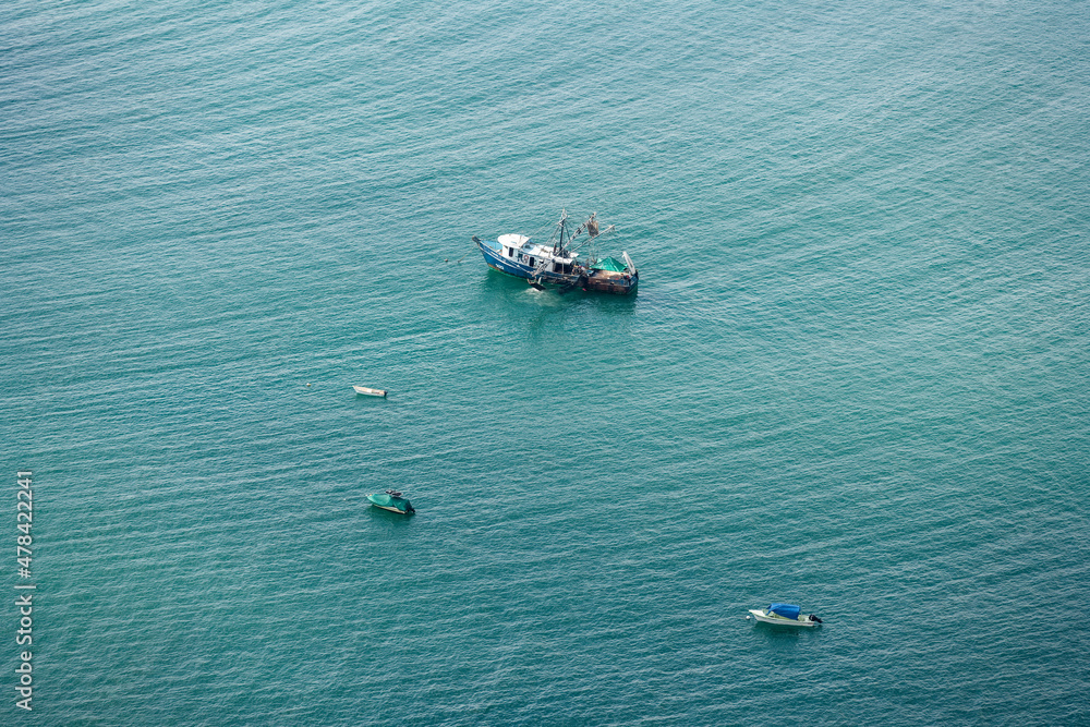 Naklejka premium Fishing Boat of Quepos Costa Rica