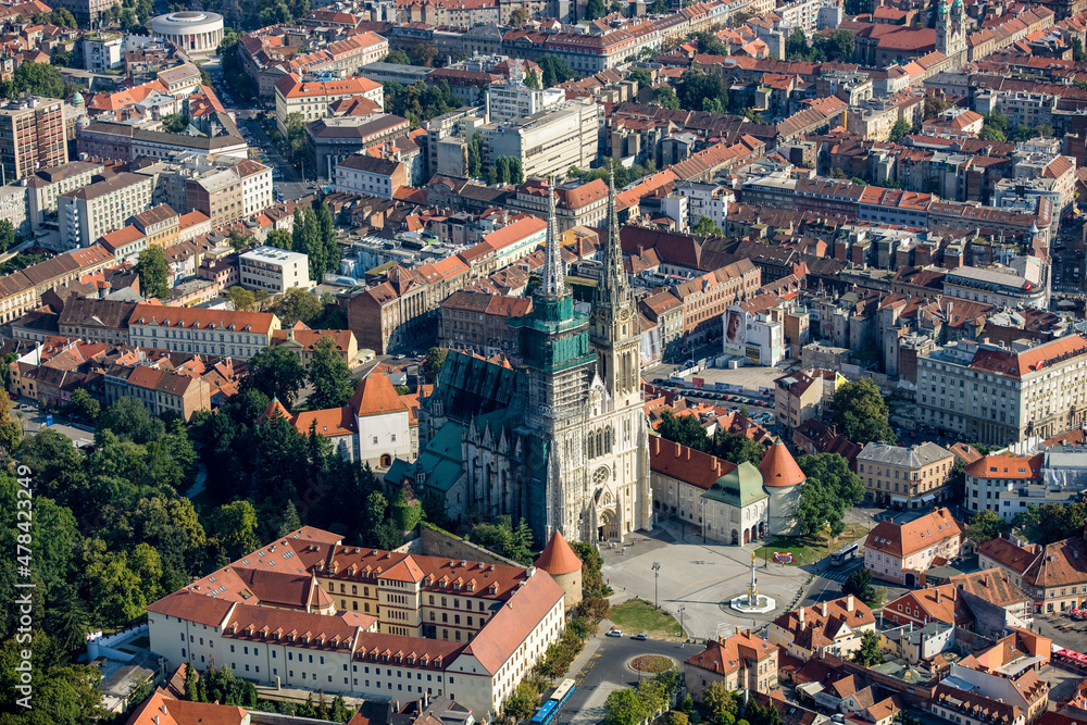 Cathedral Historic City of Zagreb Croatia