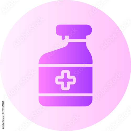 disinfectant gradient icon