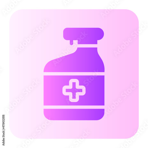 disinfectant gradient icon