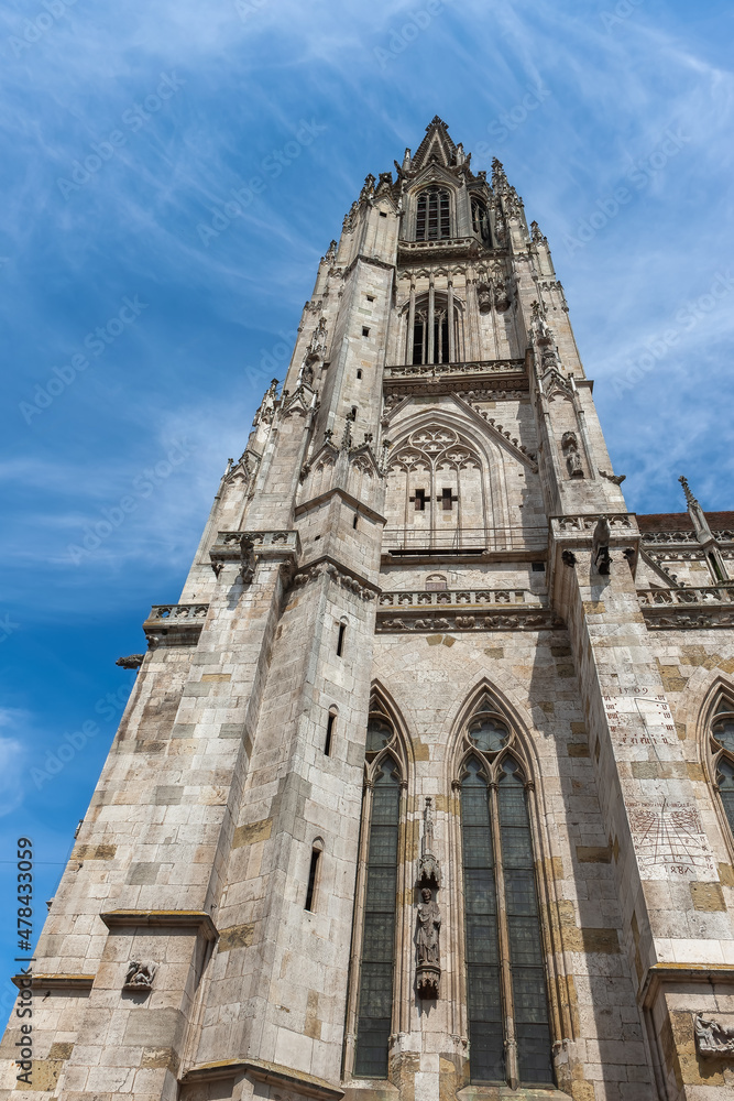 St. Peter's Regensburg Cathedral is an example of pure German Gothic.