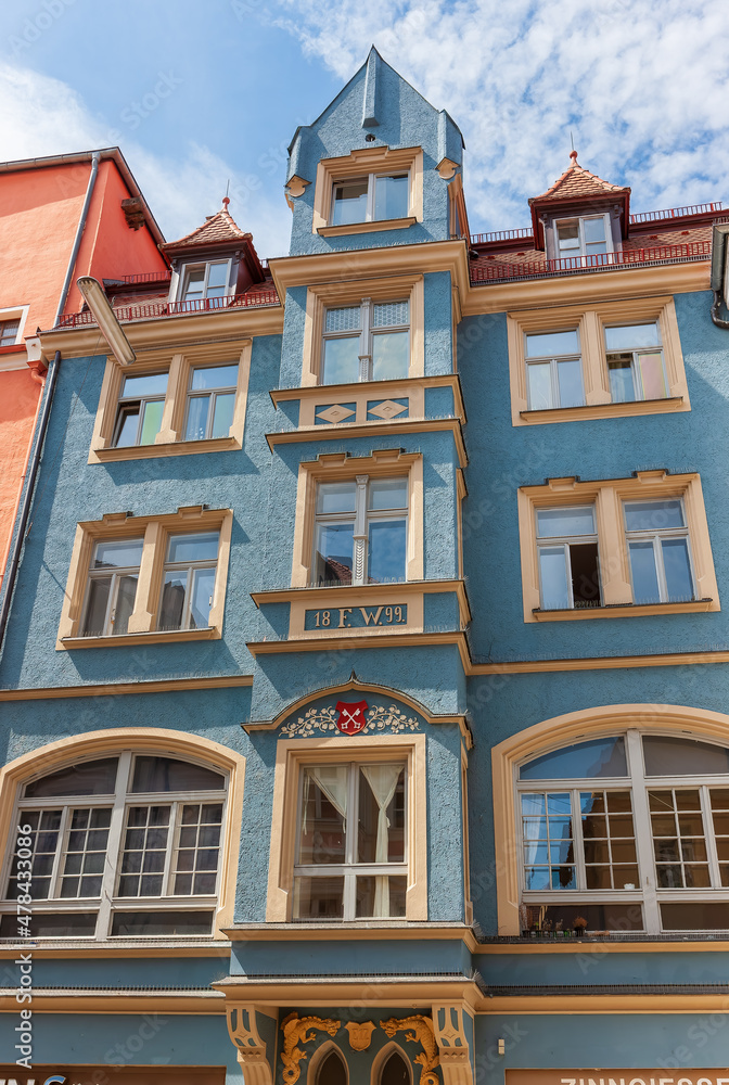 Historic center of Regensburg, Bavaria, Germany