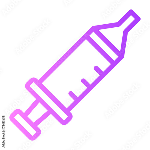 syringe gradient icon