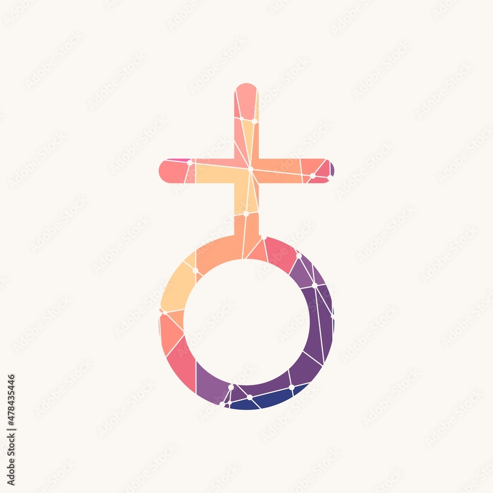 Zodiac and astrology symbol of the Earth planet