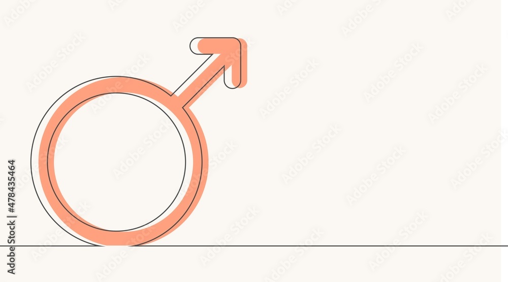 Zodiac and astrology symbol of the Mars planet Zodiac and astrology symbol of the Mars planet
