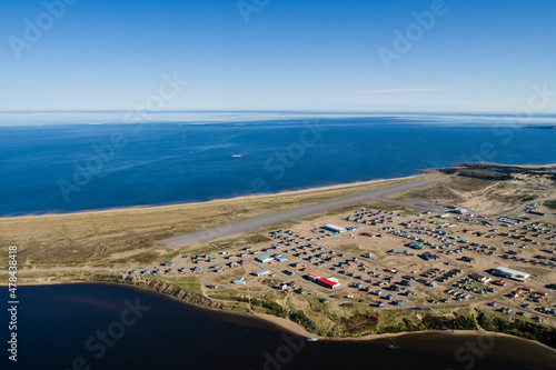 Inuit Village of Kuujjuarapik Nunavik Quebec Canada photo