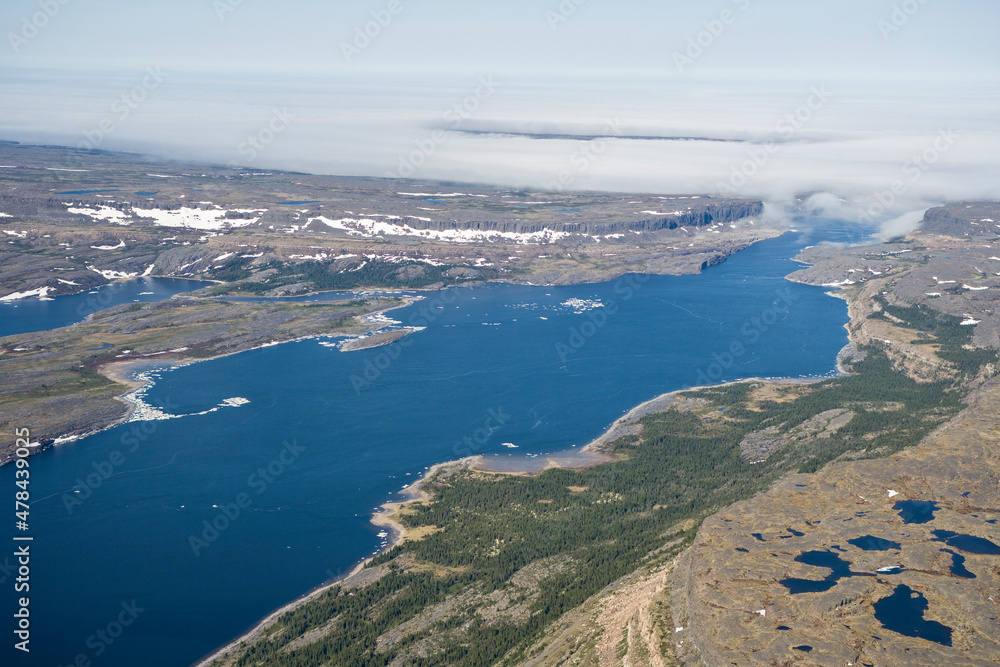 Lac Guillaume-Delisle Nunavik Quebec Canada