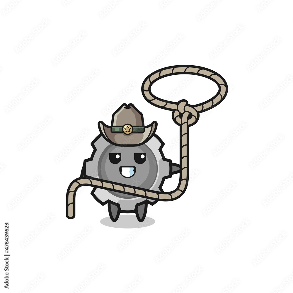 the gear cowboy with lasso rope the gear cowboy with lasso rope