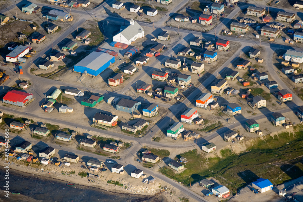 Inuit Village of Salluit Nunavik Quebec Canada