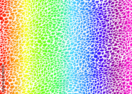 Colorful Cheetah skin pattern design. Vector illustration background. For print, textile, web, home decor, fashion, surface, graphic design