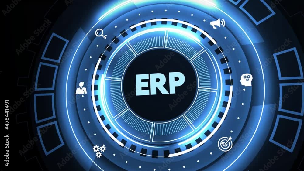 Business, Technology, Internet and network concept. Enterprise resource planning ERP concept. Business, Technology, Internet and network concept. Enterprise resource planning ERP concept.
