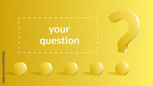 question mark background. suitable for asking questions and presentations