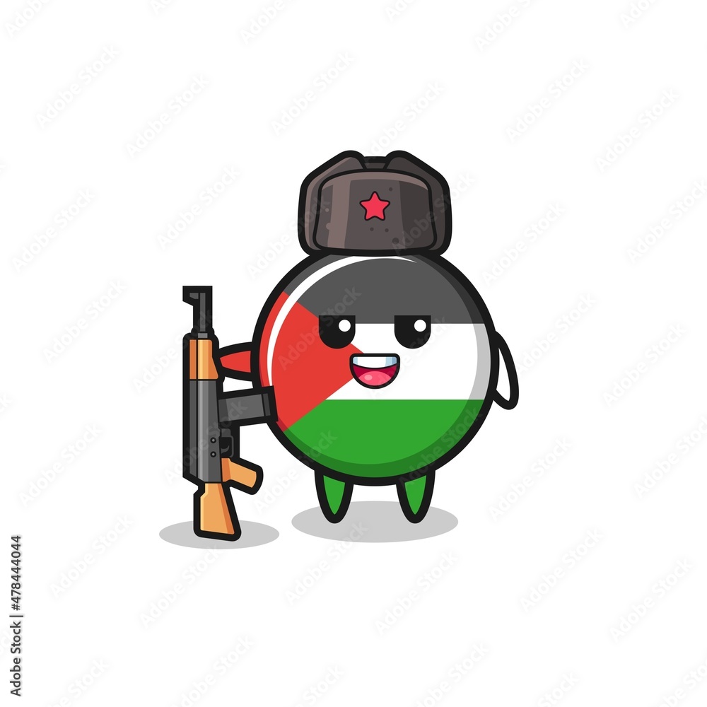 cute palestine flag cartoon as Russian army cute palestine flag cartoon as Russian army