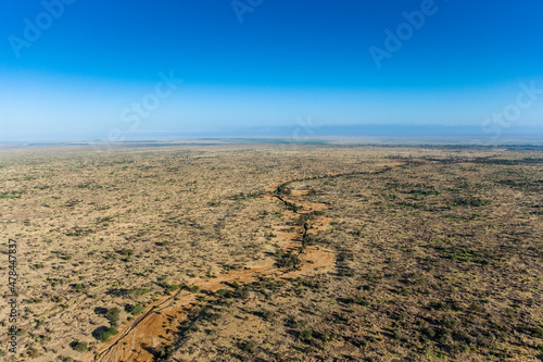 Fotografija Scrubland Desert Nairobi South Towards Amboseli Park Kenya
