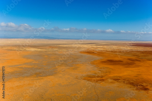Scrubland Desert Nairobi South Towards Amboseli Park Kenya