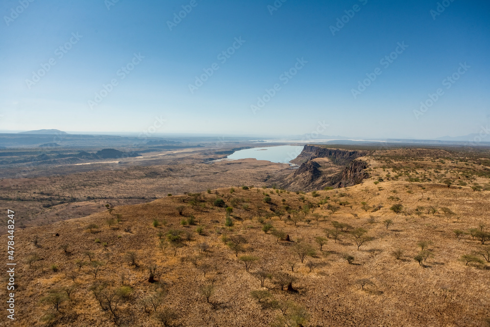 Rift Valley and Lake Magadi Kenya