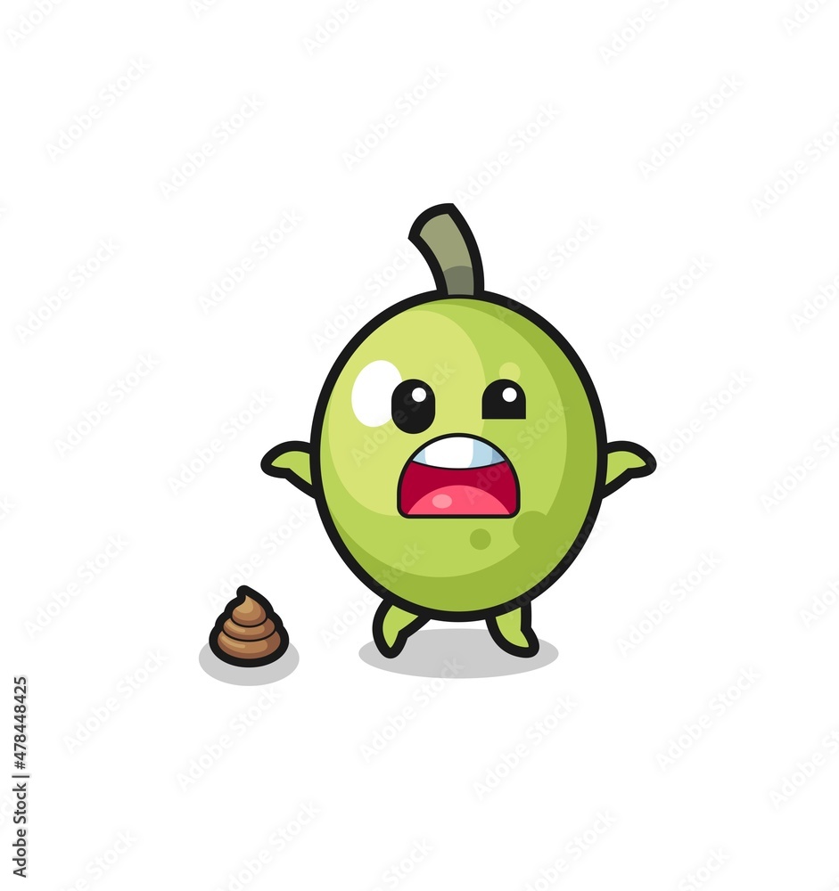 olive earth surprised to meet poop olive earth surprised to meet poop