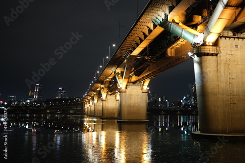 bridge at night