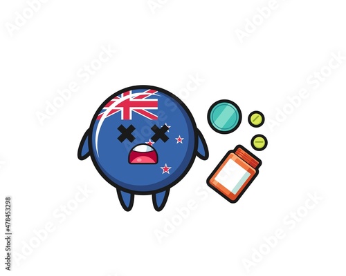 illustration of overdose new zealand character