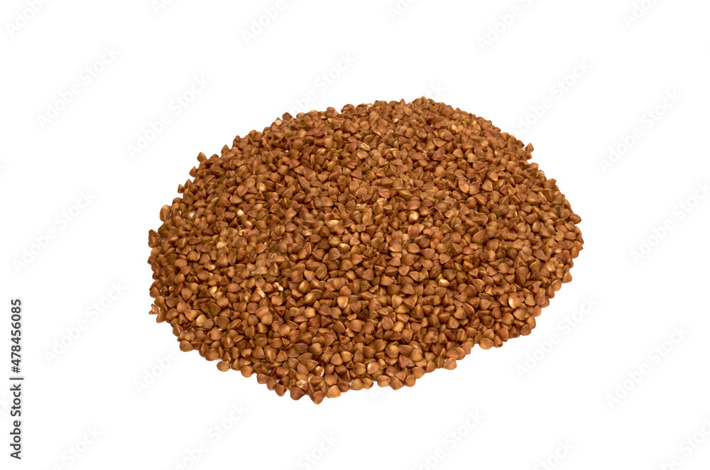Buckwheat porridge on isolate in bulk Buckwheat porridge on isolate in bulk