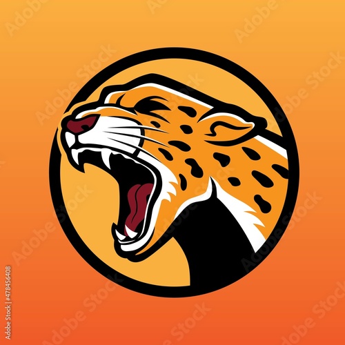 Roar Leopard Gaming Logo Design