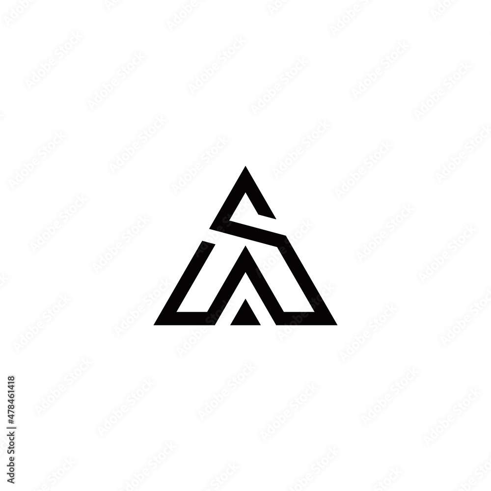 s a sa as initial logo design vector template s a sa as initial logo design vector template
