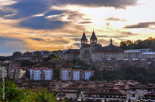 Fotografering Cityscape of San Sebastian or Donostia, Basque country of Spain