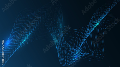 Artificial intelligence, AI Technology background.Big data concept. Hi-tech communication concept innovation abstract background vector illustration