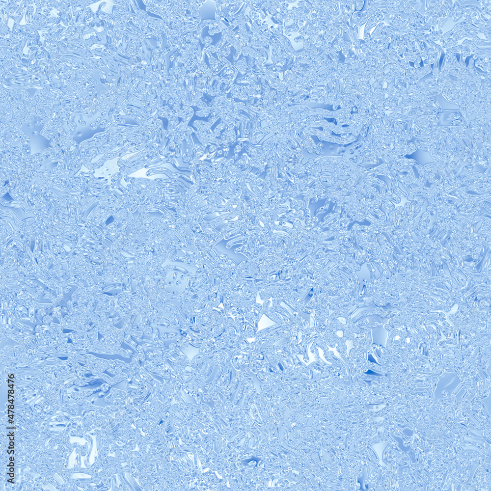Obraz premium Winter shiny seamless pattern, ice blue background