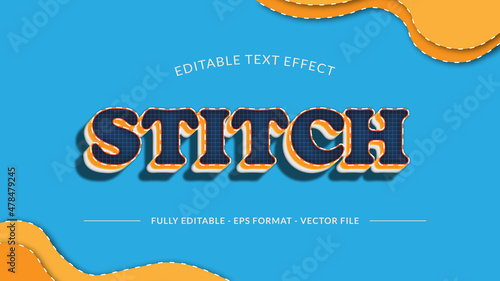 Stitch Text Effect