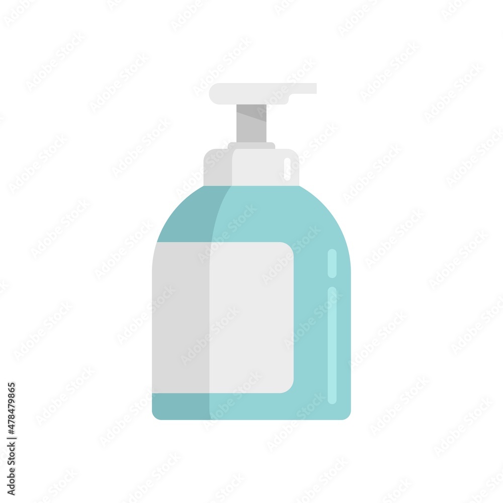 Antiseptic hand clean icon flat isolated vector Antiseptic hand clean icon flat isolated vector