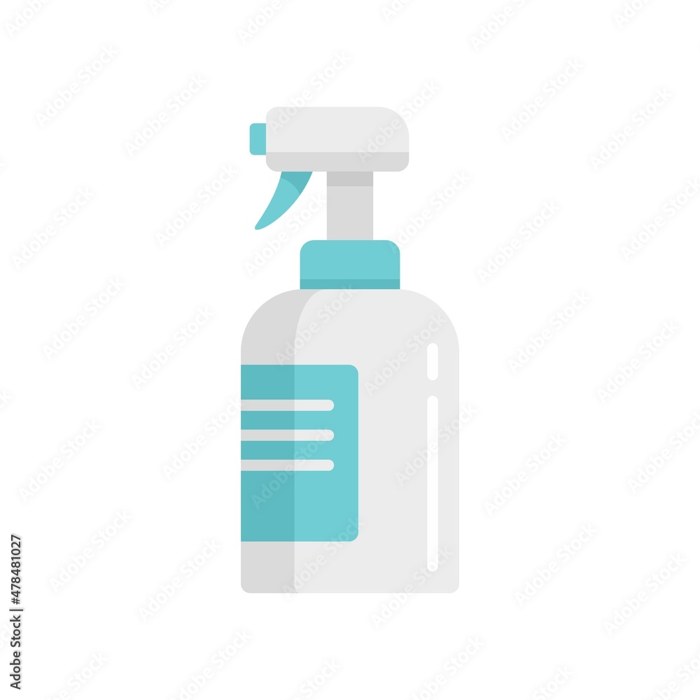 Antibacterial spray icon flat isolated vector Antibacterial spray icon flat isolated vector