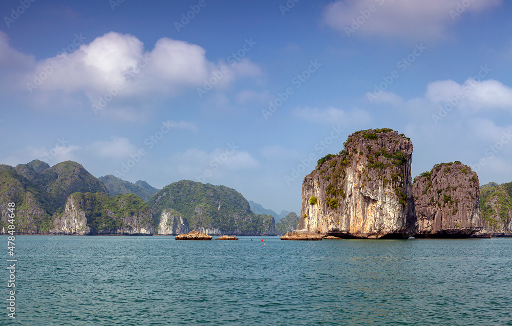 Halong Bay or Halong Bay is a UNESCO World Heritage Site, Vietnam.