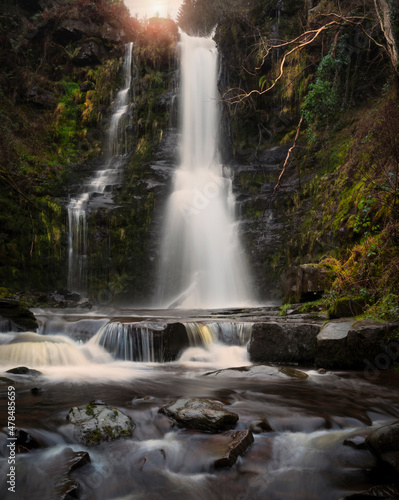 Fototapeta Naklejka Na Ścianę i Meble -  Waterfall in the Brecon Beacons